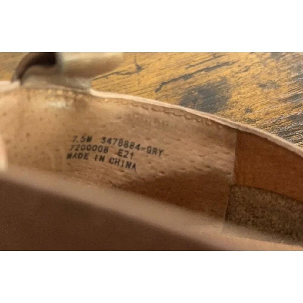 Frye Melanie Ballet Flats Womens 7.5M Brown Leather Slip On Rustic Boho